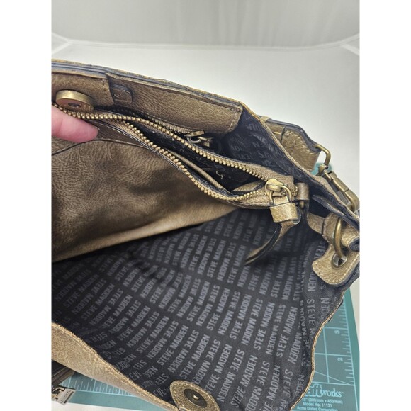 Steve Madden Vegan Leather Crossbody Bag Green - Picture 15 of 16